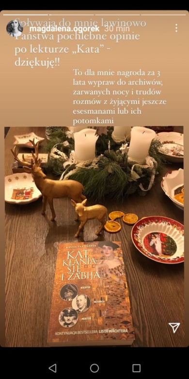 Magdalena Ogórek stroi mieszkanie na święta. Jest motyw przewodni