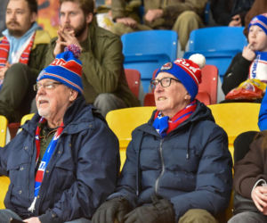 KH Energa Toruń - Unia Oświęcim 2:1! Zdjęcia kibiców i zawodników obu drużyn