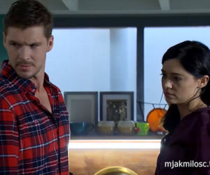 M jak miłość: Iza (Adriana Kalska), Marcin (Mikołaj Roznerski)