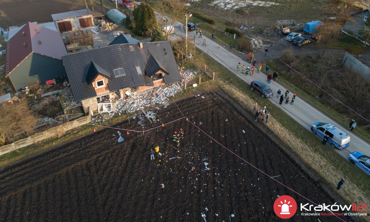 WYBUCH GAZU w Żydowie. RUNĄŁ strop domu 