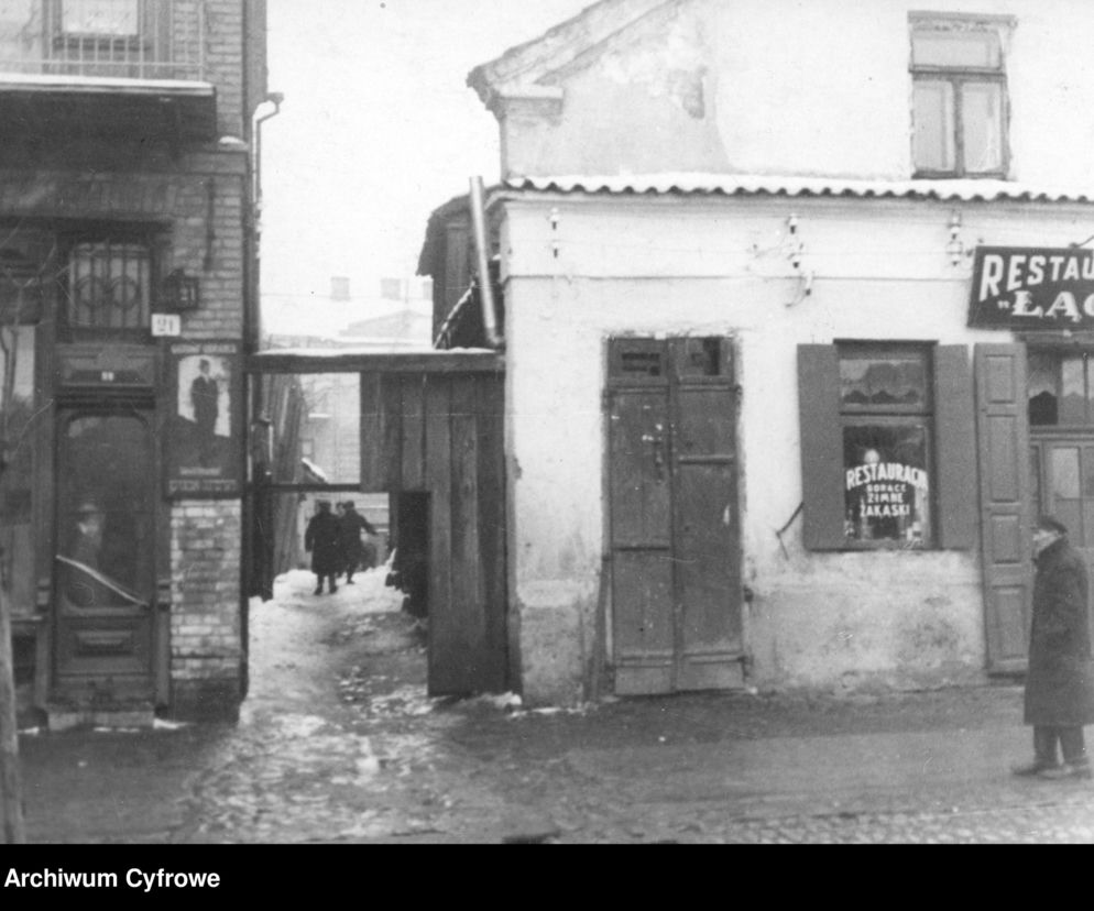 Restauracja Łącz w Białymstoku. 1933 rok