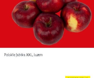 Polskie jabłka XXL, luzem - 1,99 zł/1 kg