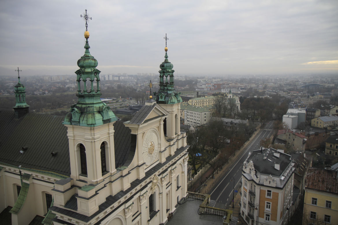 Panorama Lublina widziana z Wieży Trynitarskiej