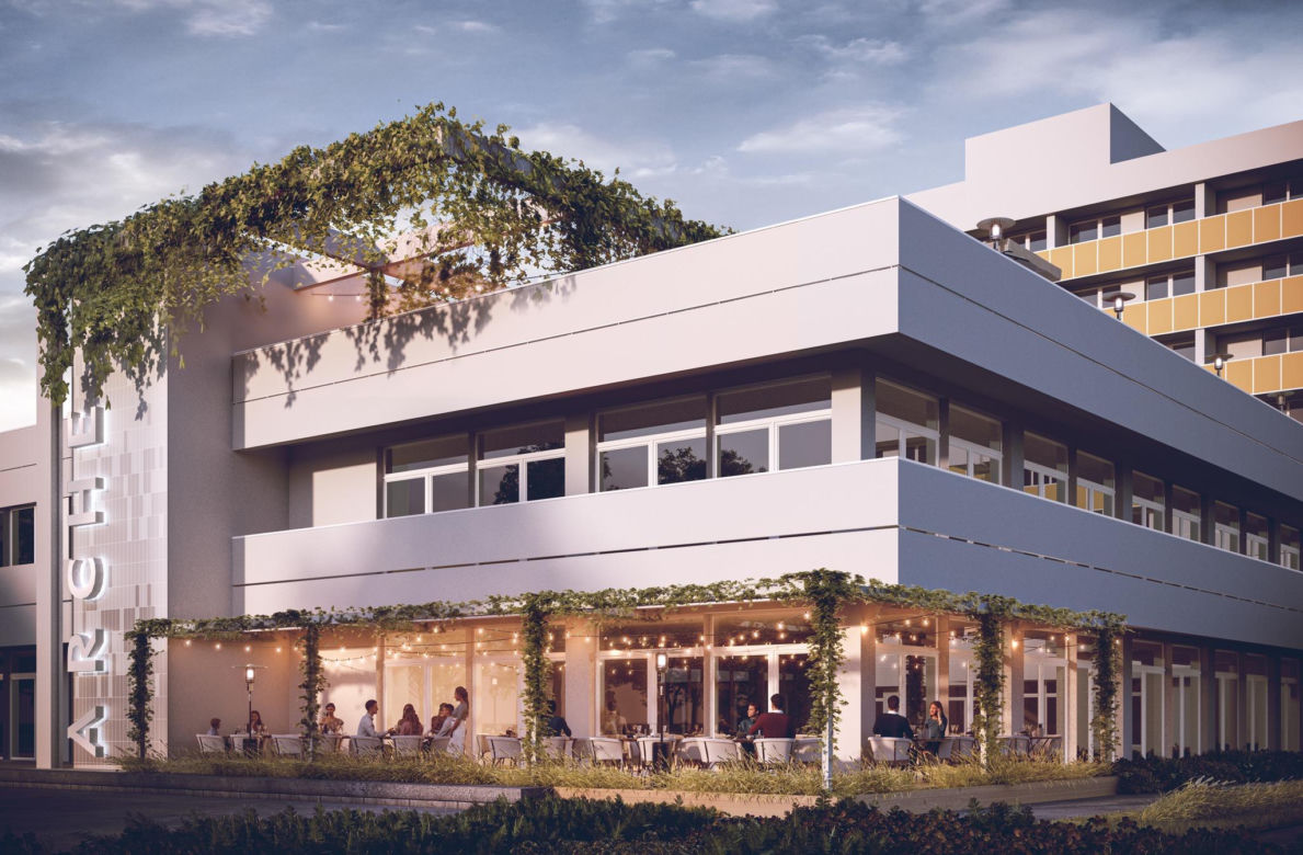 Wizualizacja hotelu Arche Nałęczów – Sanatorium Milicyjne