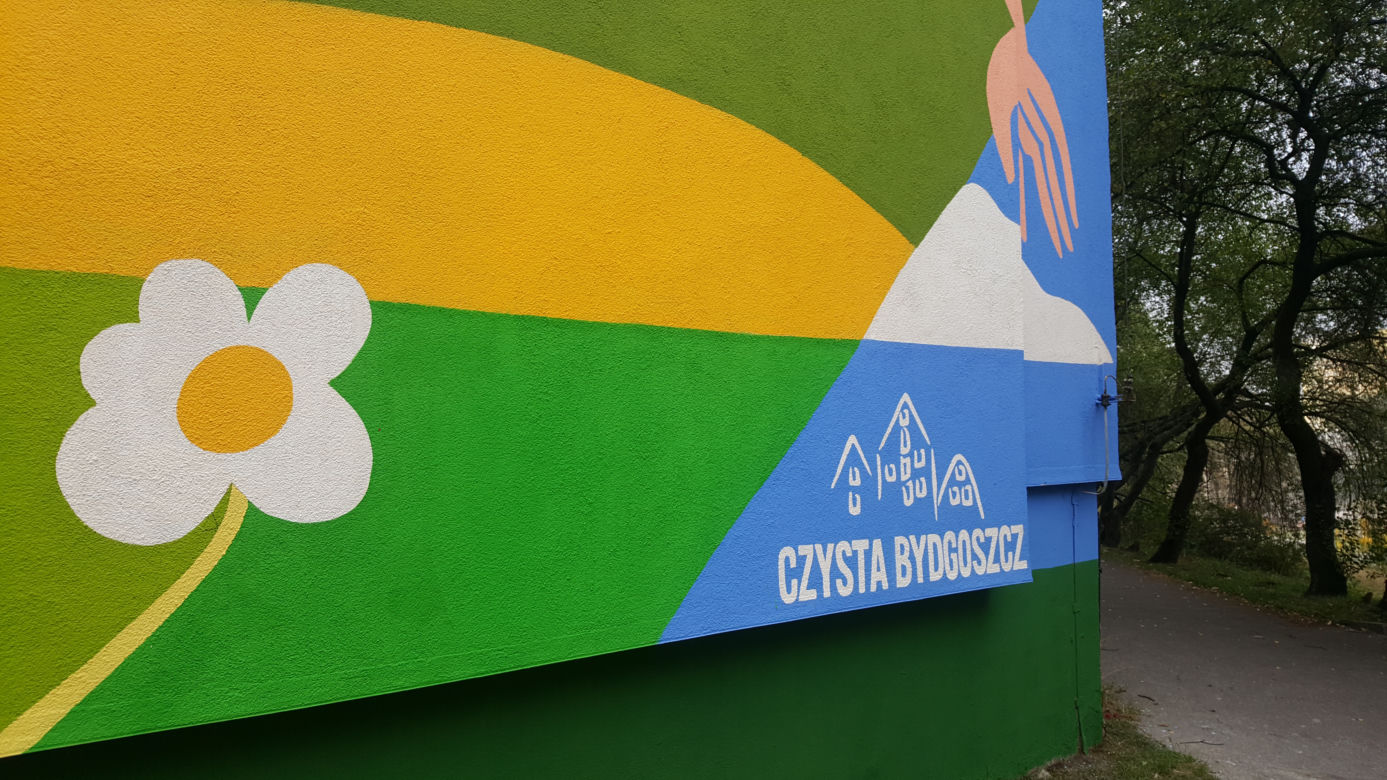 Ekologiczny mural w Bydgoszczy