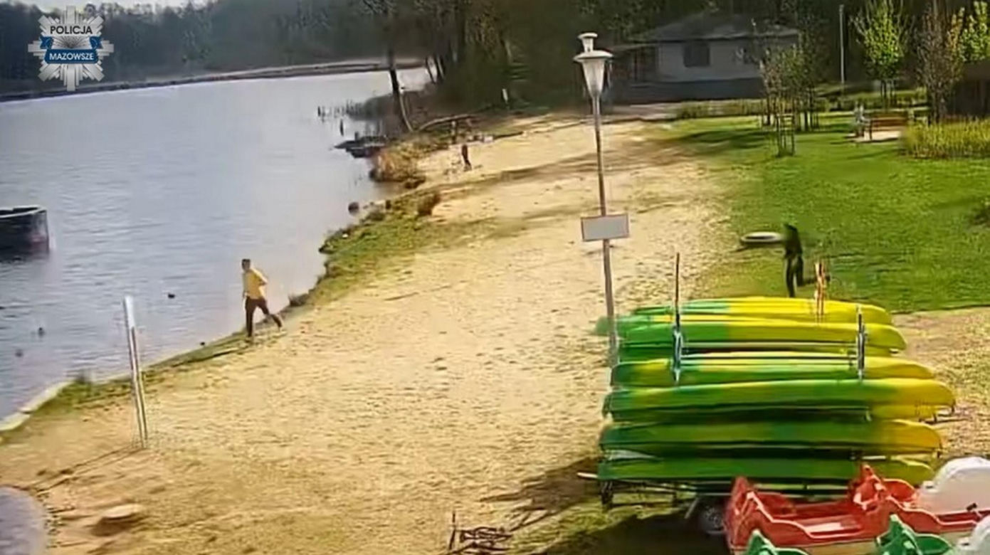 Uratował dwóch tonących chłopców. Służby udostępniły mrożące krew w żyłach nagranie