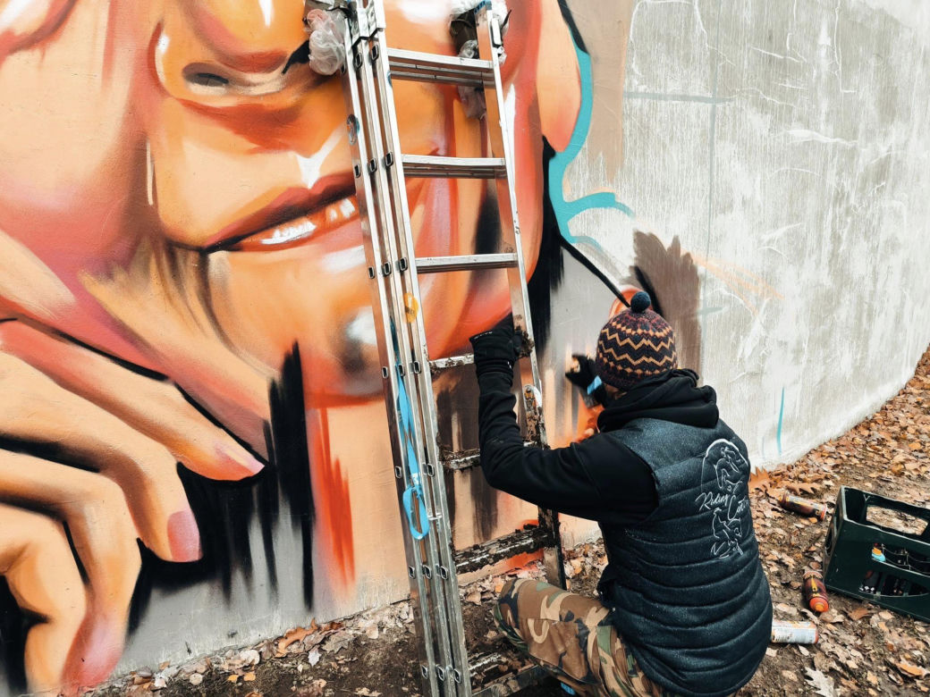 Mural Wisławy Szymborskiej