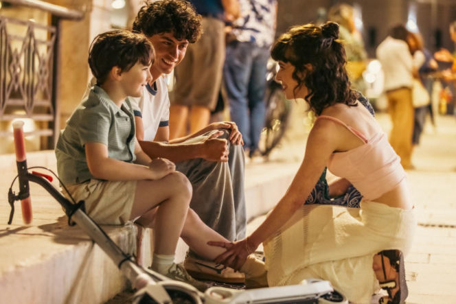 Felicita nowy serial w TVP1. Oliwia (Klementyna Karnkowska), Davide (Francesco Petit)