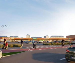 Park Handlowy RWS na granicy Szczecina i Mierzyna