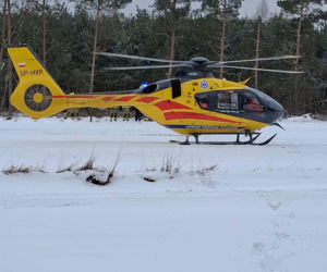 Wypadek na terenie gminy Adamów