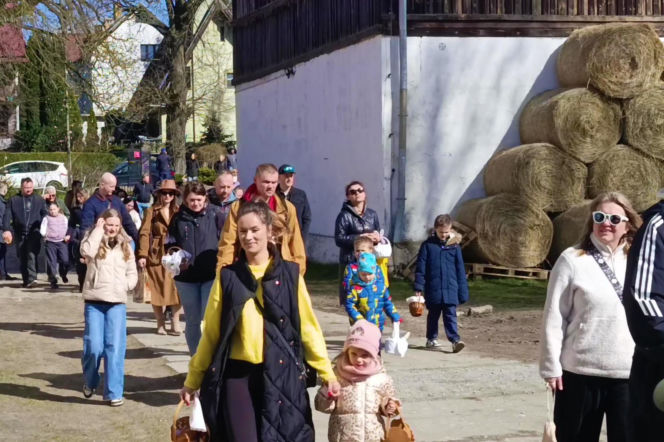 Konna święconka w Szczecinie