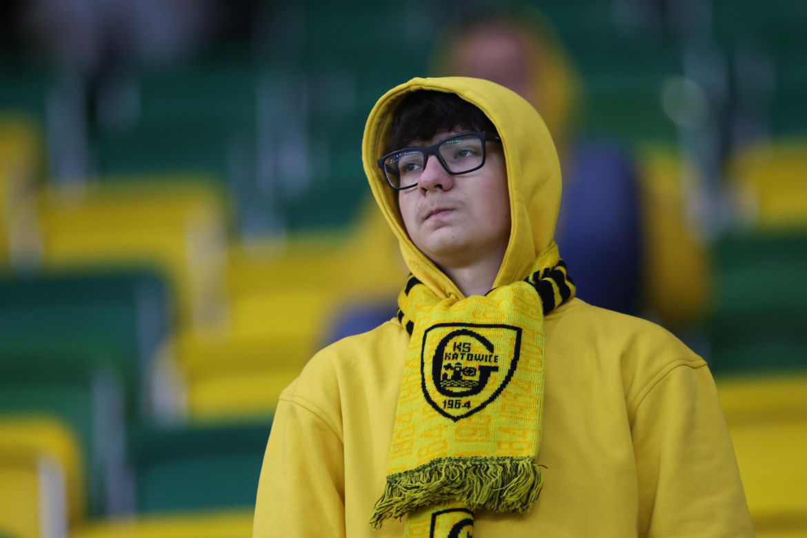 GKS Katowice - Piast Gliwice: Zdjęcia kibiców z meczu PKO BP Ekstraklasy