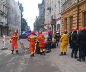 W centrum Łodzi zawaliła się trzypiętrowa kamienica