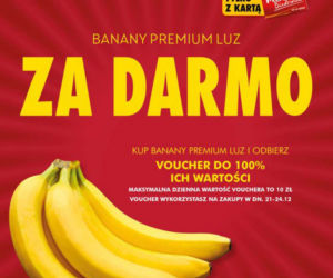 Banany i mleko za darmo w Biedronce! Wielkie rabaty