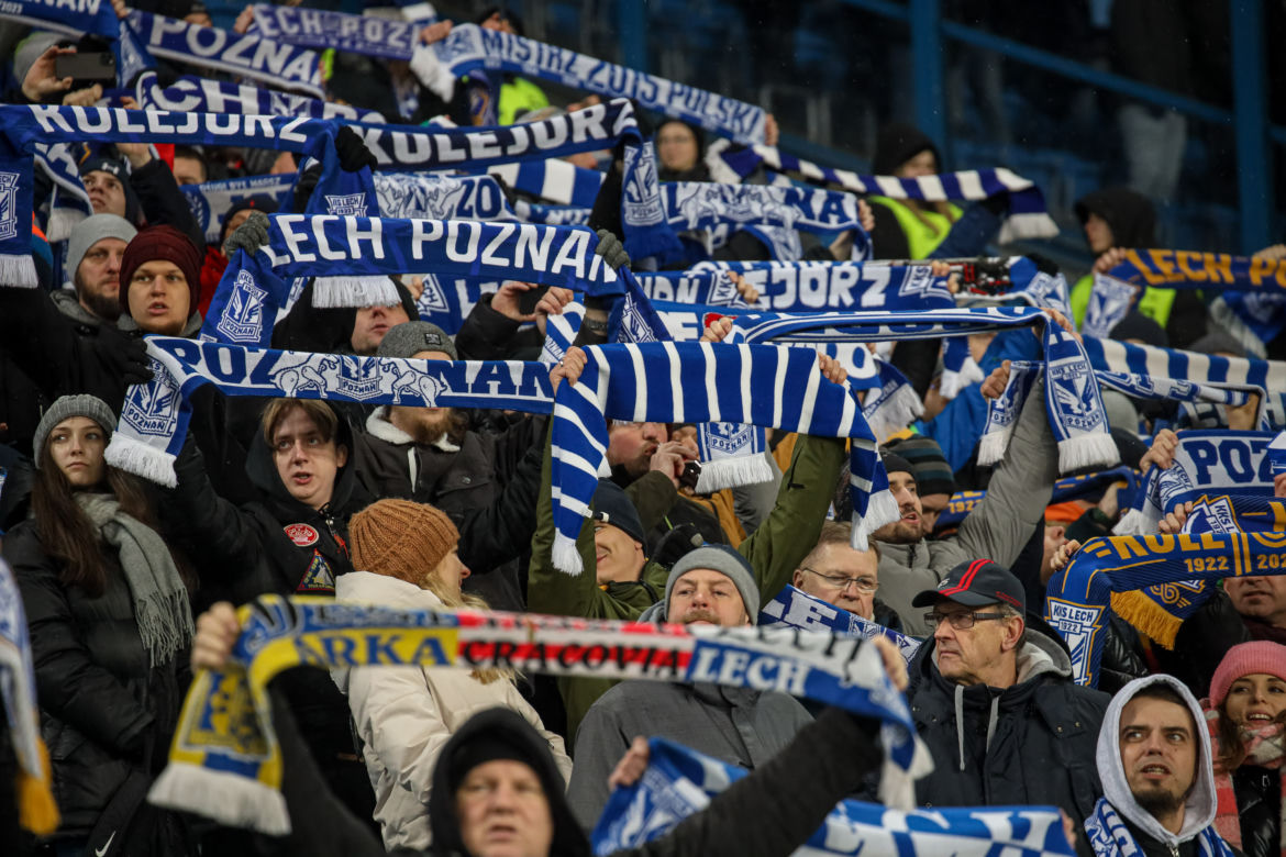 Tak bawili się kibice na meczu Lech Poznań - Djurgardens