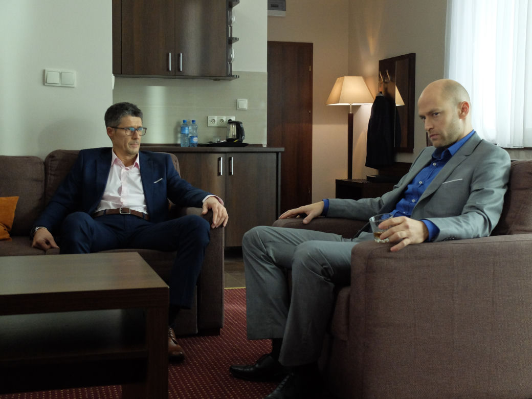 Pierwsza miłość. Samuel (Mariusz Zalejski), Ted (Sindre Sandemo)