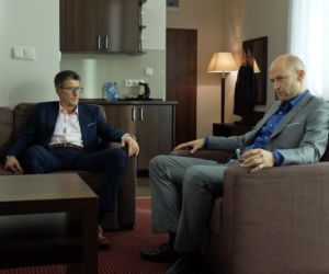 Pierwsza miłość. Samuel (Mariusz Zalejski), Ted (Sindre Sandemo)