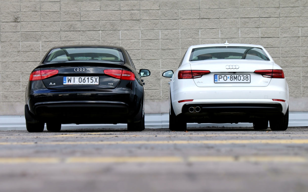 Audi A4 Limousine B9 i Audi A4 Limousine B8