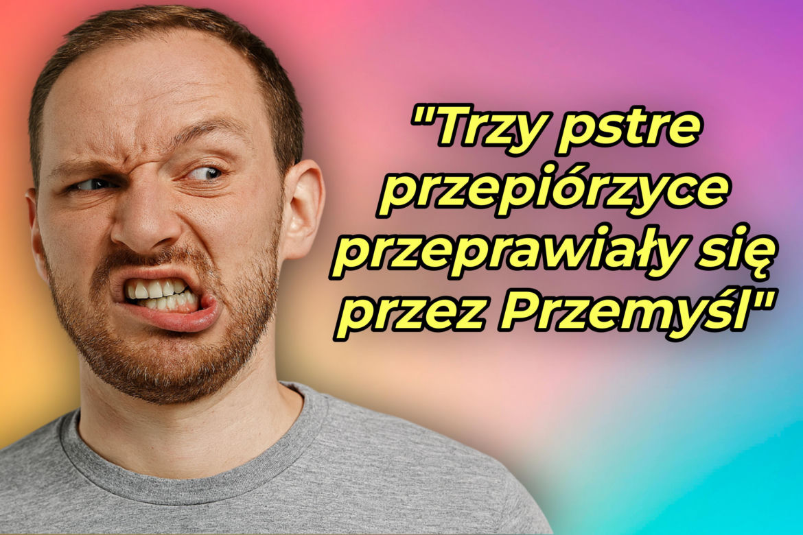 Trzy pstre przepiórzyce przeprawiały się przez Przemyśl
