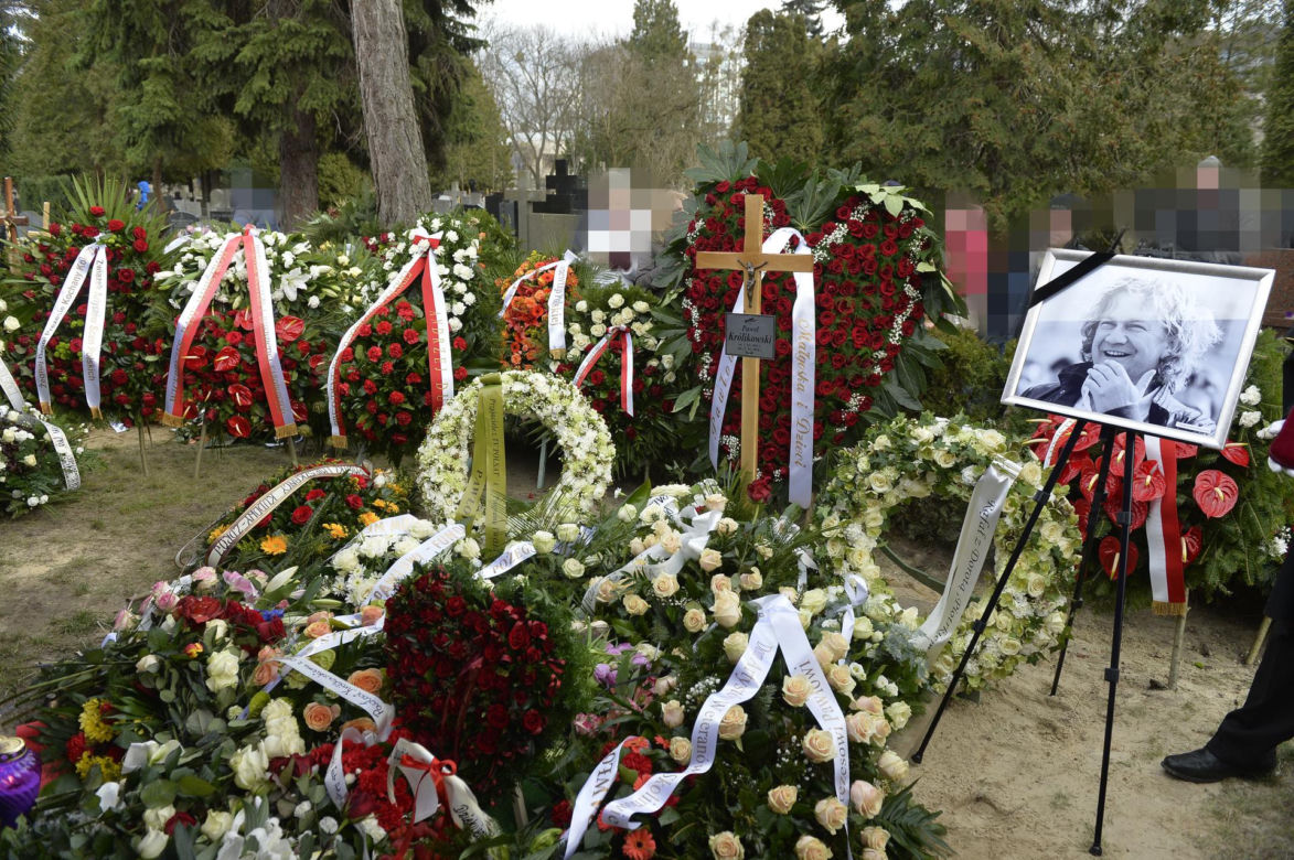 Pogrzeb Pawła Królikowskiego Powązki Wojskowe 