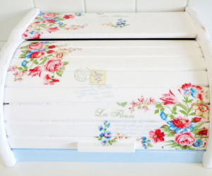 Chlebak shabby chic: efekt końcowy