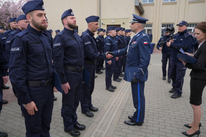 Ślubowanie policjantów w Bydgoszczy