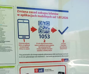 Kody QR w tramwajach i autobusach