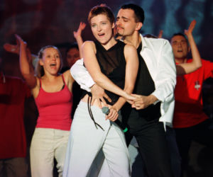 Renata Dąbkowska w Opolu w 1999 roku