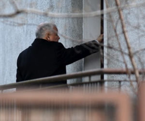 Jarosław Kaczyński w drodze do sejmu