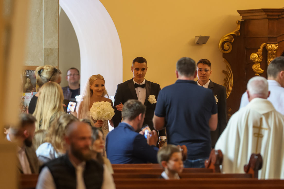 Ślub Jakuba Kiwiora i Claudii Kowalczyk