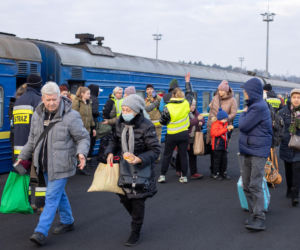 1,5 tys. uchodźców z Ukrainy przyjechało specjalnym pociągiem na Śląsk