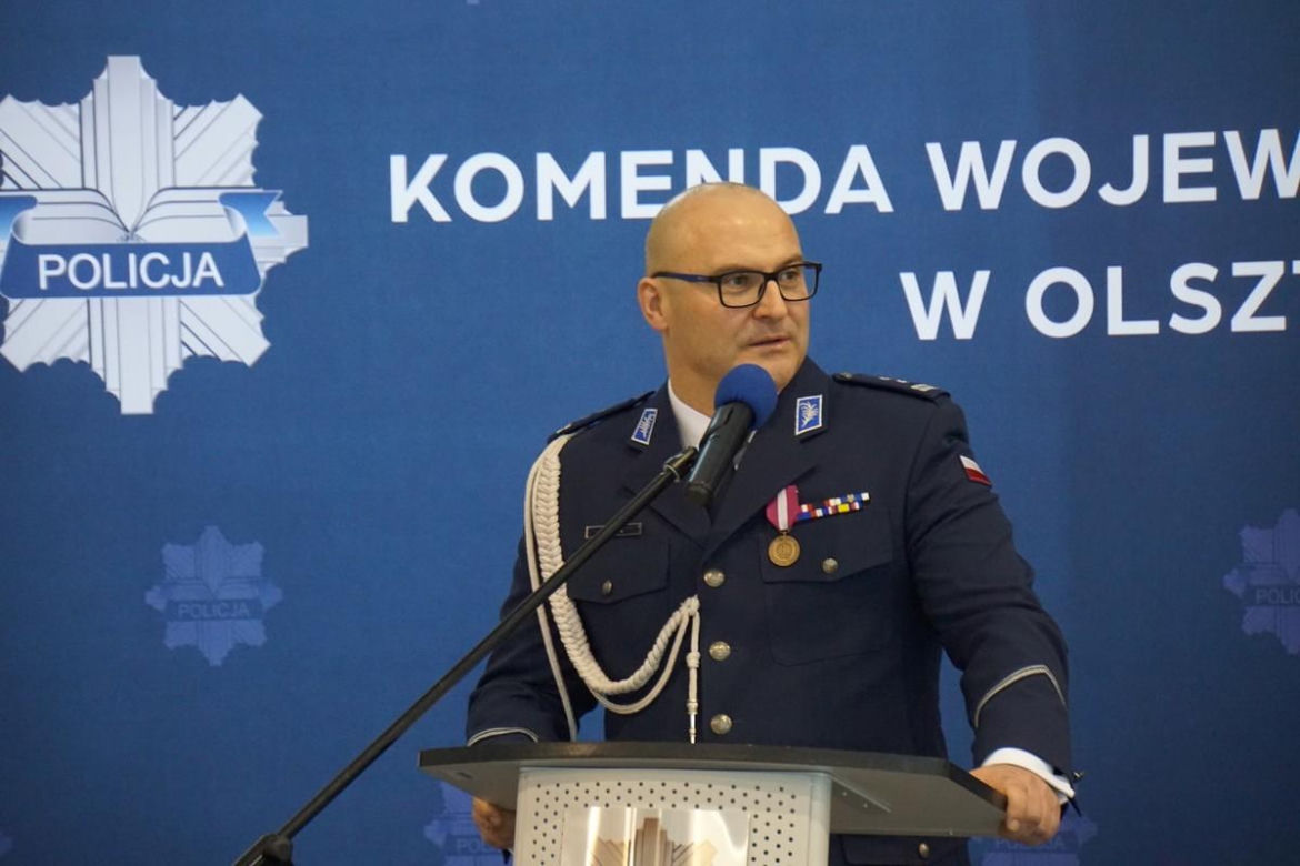 Nowy Komendat Wojewódzkiej Policji w Olsztynie. Kto zastąpił nadinsp. Tomasza Klimka?