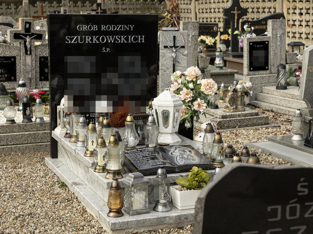 Tak wygląda grób Ryszarda Szurkowskiego