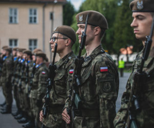 Przysięgę wojskową w Braniewie złożyło prawie 60 ochotników