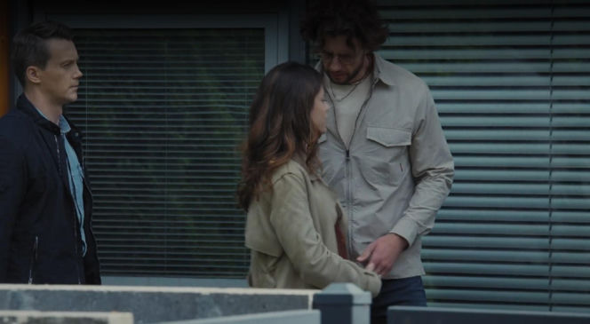 M jak miłość odc. 1891. Kasia (Paulina Lasota), Jakub (Krzysztof Kwiatkowski), Mariusz (Mateusz Mosiewicz)