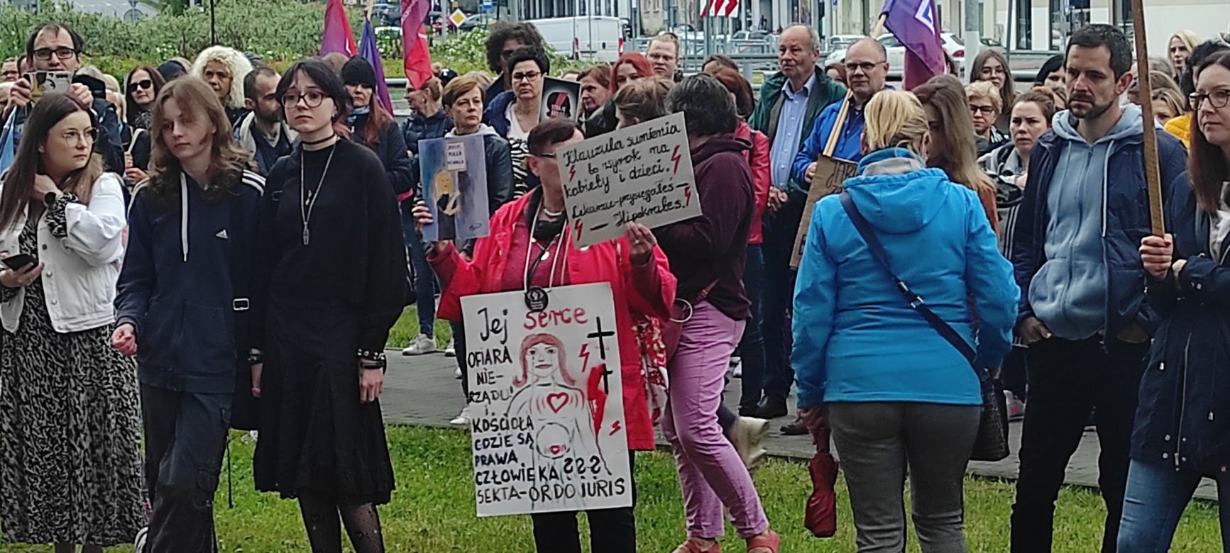 Protest kobiet "Ani jednej więcej!" w Kielcach (14 czerwca 2023)