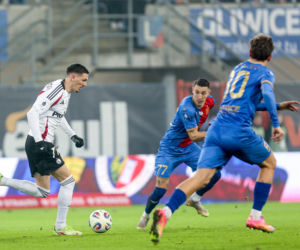 Piast Gliwice - Legia Warszawa, zdjęcia kibiców i zawodników z meczu 18. kolejki PKO BP Ekstraklasy