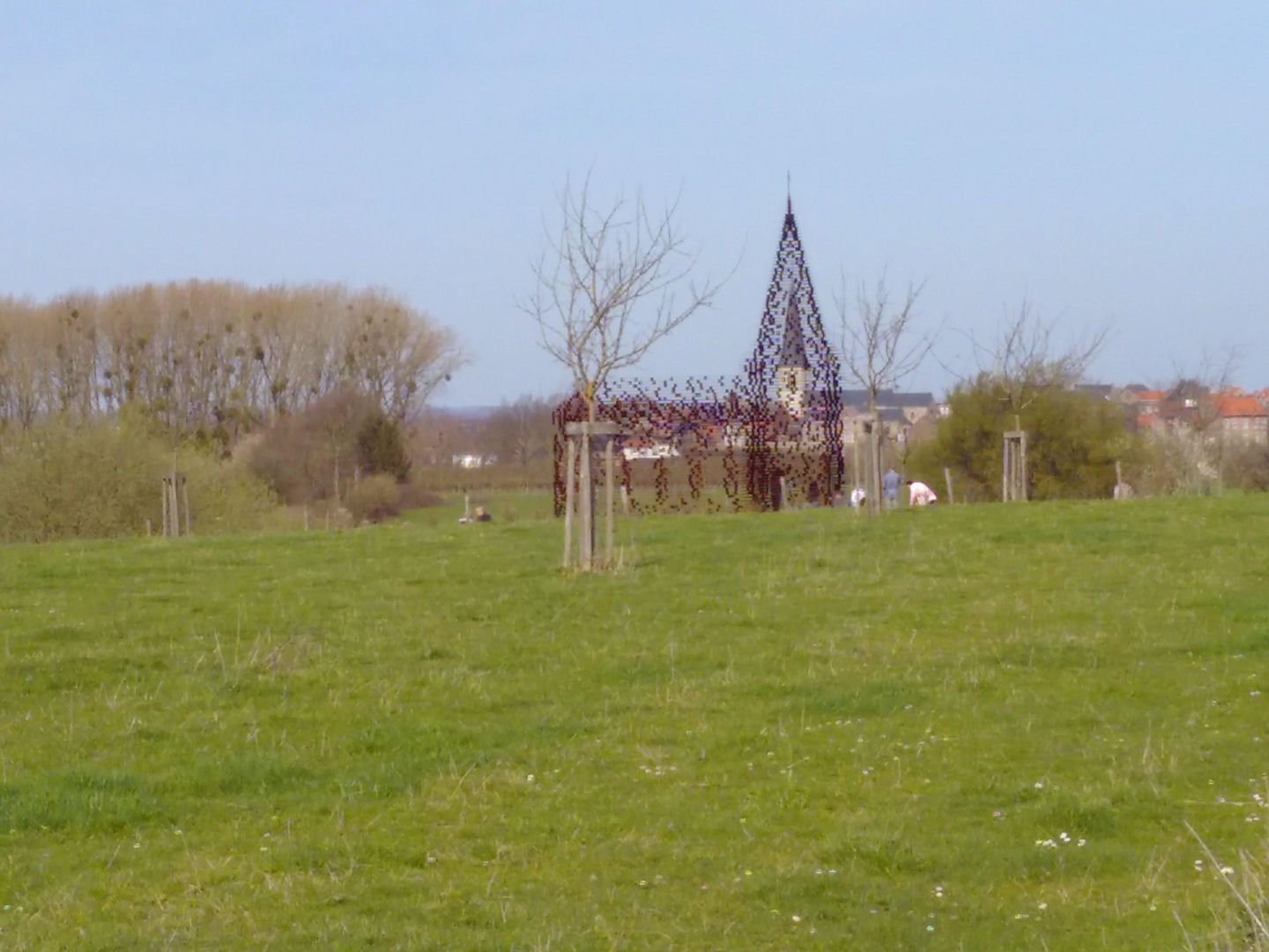 Kościół Doorkijkkerk w belgijskiej prowincji Limburg