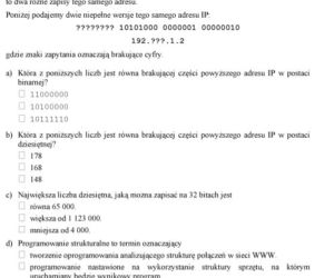 Matura 2012 - informatyka, poziom podstawowy