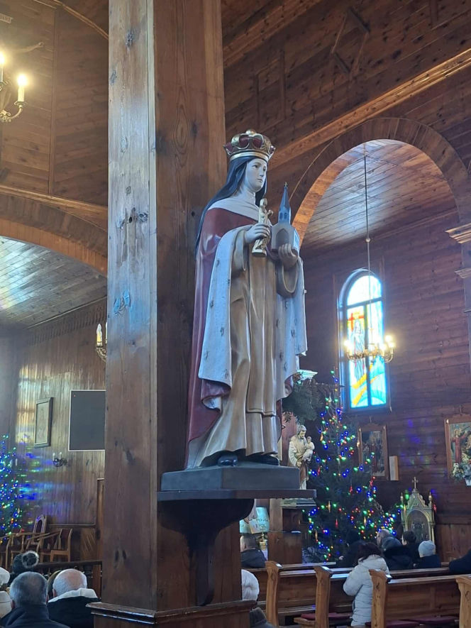 Parszów. Drewniany kościół pw. Zesłania Ducha Świętego