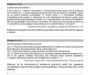 Matura 2018 WOS rozszerzony