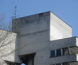 Zamalowali flagi Polski i Ukrainie w Szpiegowie. Tajemnicza akcja przy Sobieskiego 100