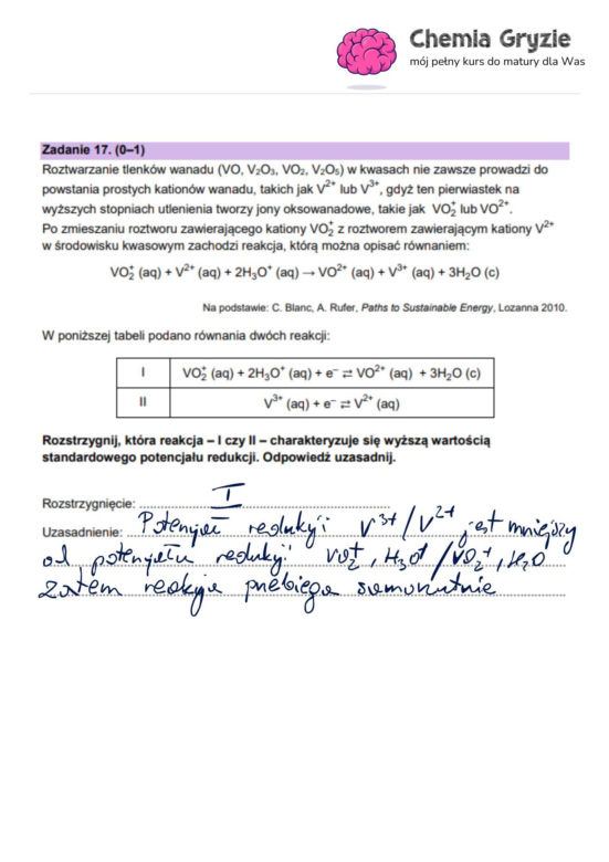 Odpowiedzi próbnej matury z chemii rozszerzonej 2024 - gotowe rozwiązania