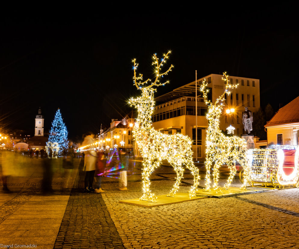 Boże Narodzenie 2020. W Białymstoku rozbłysły świąteczne iluminacje [ZDJĘCIA]