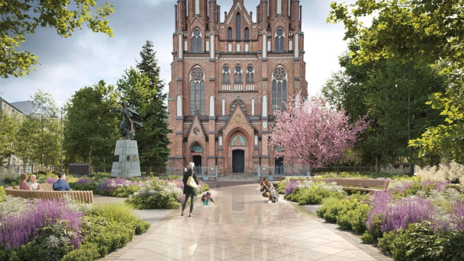 Koncepcja przebudowy ulic na Starej Pradze autorstwa pracowni RS Architektura Krajobrazu