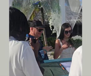 Skiba powiedział TAK na Malediwach! Ślub na plaży i noc poślubna jak z bajki