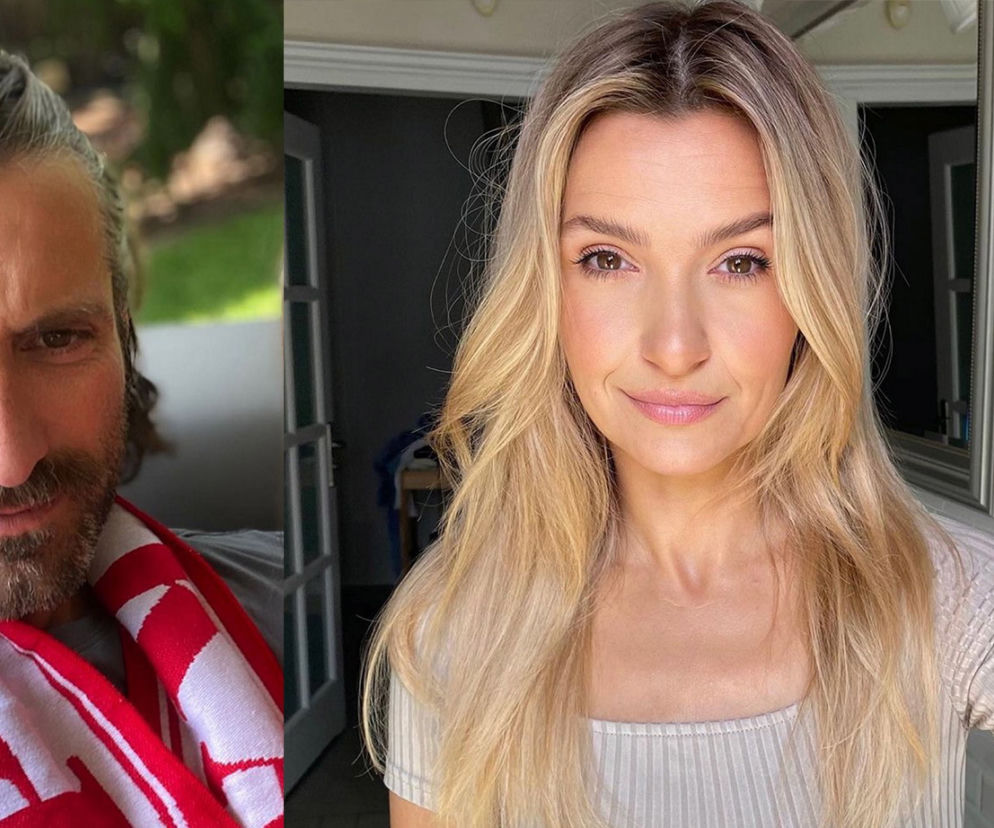 Joanna Koroniewska i Maciej Dowbor wyrzuceni z samolotu