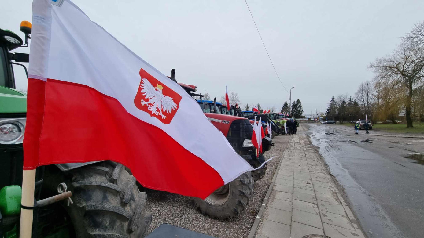 Protest rolników w Koszalinie