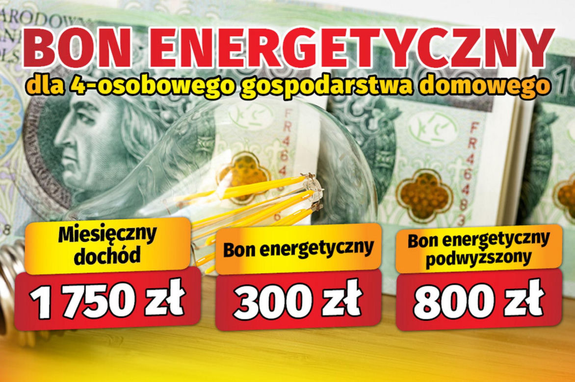 Bon energetyczny dla 4-osobowego gospodarstwa domowego