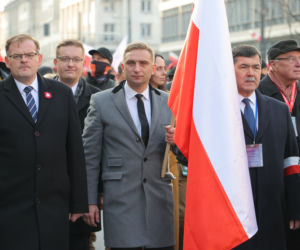 Robert Bąkiewicz na Marszu Niepodległości